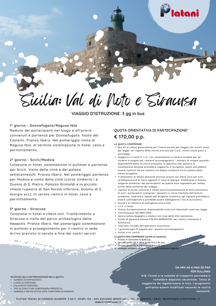 Val di Noto e Siracusa