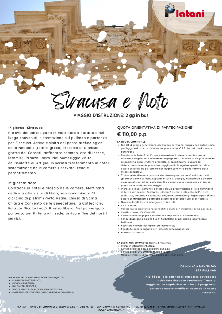 Siracusa e Noto
