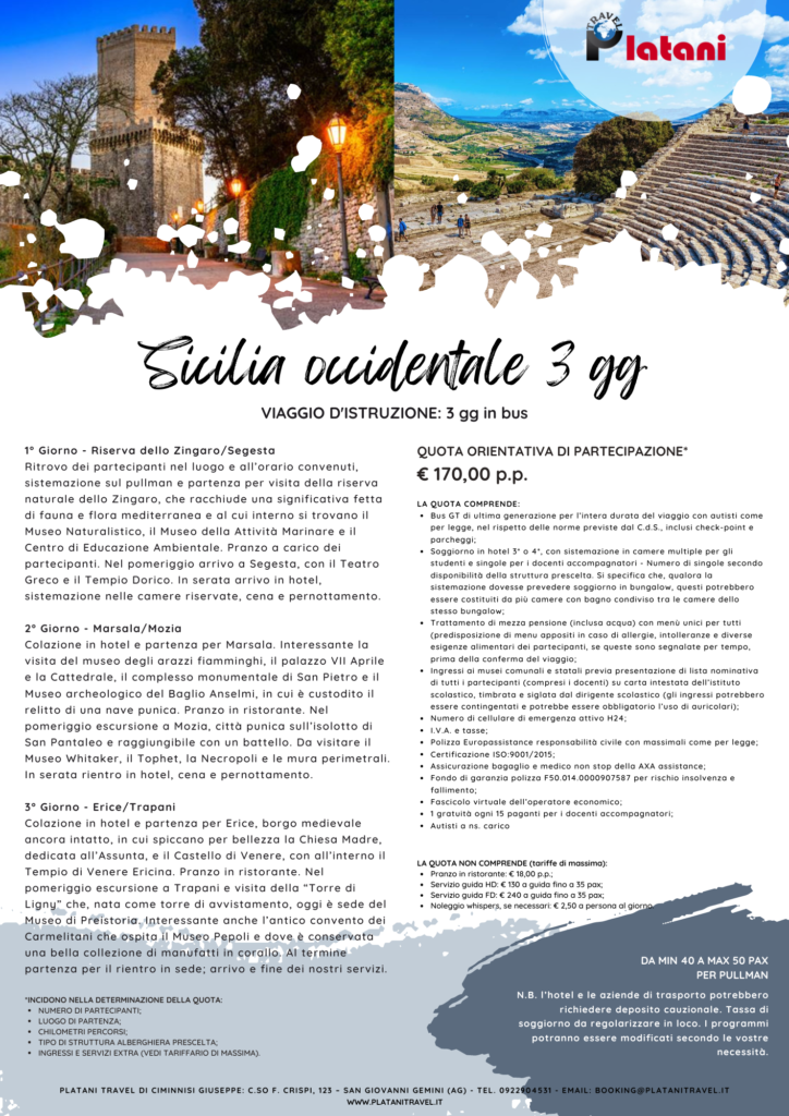 Sicilia occidentale 3 gg